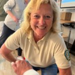 Anlegen von Druckverband 2